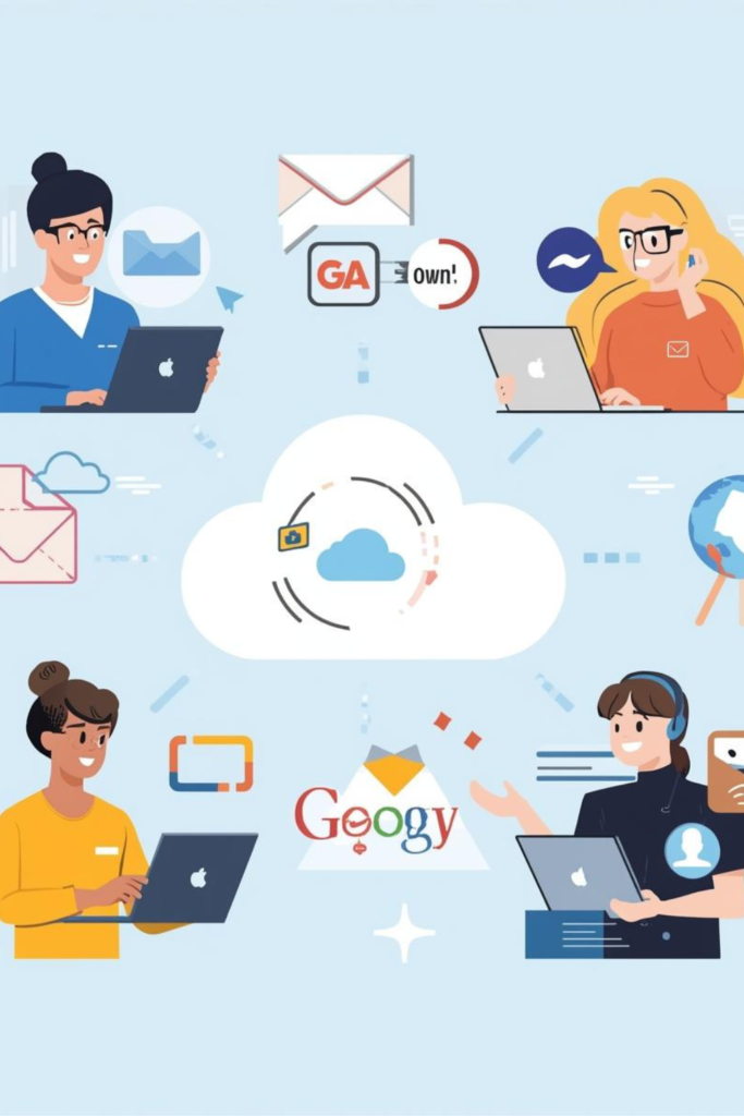 Real-life examples of cloud computing like email, storage, and streaming